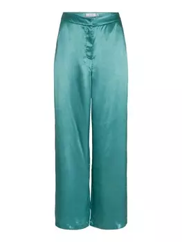 Тканевые брюки VILA Wide leg Pants Ally, зеленый