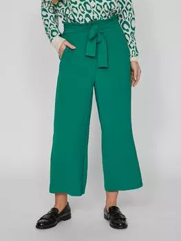 Тканевые брюки Vila, зеленый