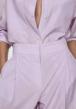 Тканевые брюки VITO Mango, фиолетовый