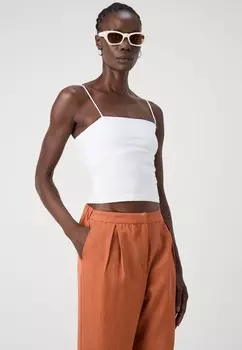 Тканевые брюки VMADELINE PLEATED Vero Moda, цвет Burnt Orange