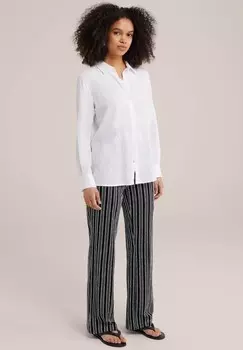 Тканевые брюки WE Fashion, черный