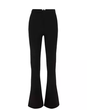 Тканевые брюки WE Fashion Flared Pants, черный