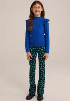 Тканевые брюки WE Fashion, зеленый