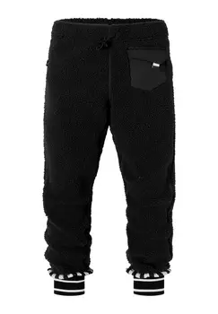 Тканевые брюки WeeDo Teddy Fleece PANDO, черный