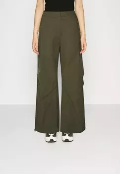 Тканевые брюки Weekday, хаки