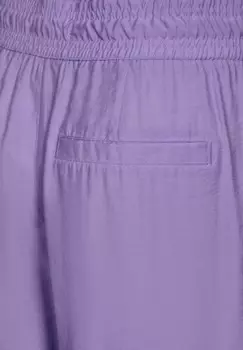 Тканевые брюки WIDE LEG Street One, фиолетовый