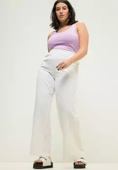 Тканевые брюки WIDE LEGS HIGHWAIST ELASTIKBUND Studio Untold, белый