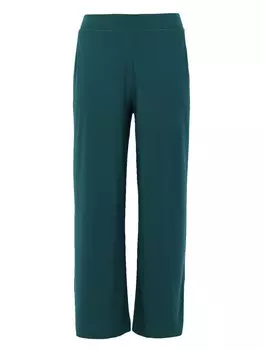 Тканевые брюки YOEK Wide leg Pants, темно-зеленый