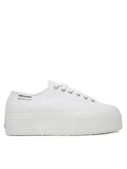 Тканевые кроссовки 3790 Platform S3134MW Superga, белый