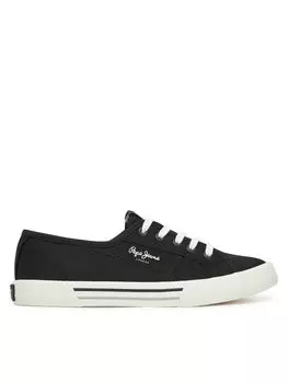 Тканевые кроссовки Brady Basic W PLS31287 Pepe Jeans, черный