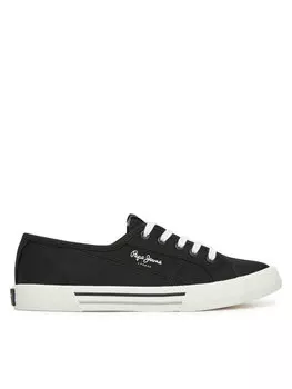 Тканевые кроссовки Brady Basic W PLS31287 Pepe Jeans, черный
