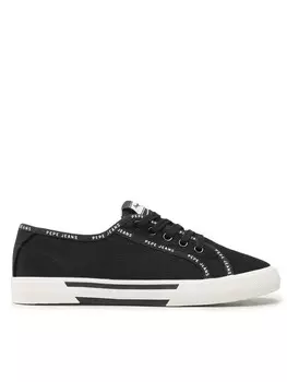 Тканевые кроссовки Brady Rib W Pepe Jeans, черный