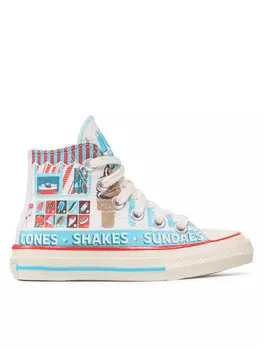 Тканевые кроссовки Chuck 70 Hi A00395C Converse, красочный/белый