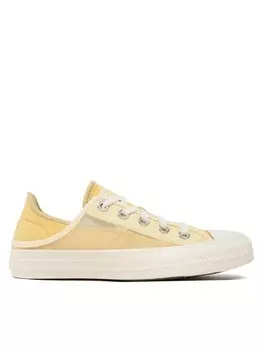 Тканевые кроссовки Chuck Taylor All Star Crush Heel Converse, желтый
