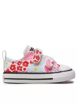 Тканевые кроссовки Chuck Taylor All Star Easy On Floral Ox A06340C Converse, белый