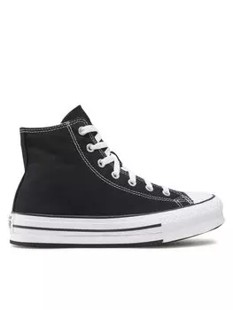 Тканевые кроссовки Chuck Taylor All Star Eva Lift Hi 272855C Converse, черный