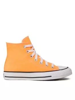 Тканевые кроссовки Chuck Taylor All Star Hi A04392C Converse, оранжевый