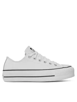 Тканевые кроссовки Chuck Taylor All Star Lift Clean Ox 561680C Converse, белый