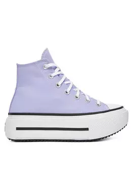 Тканевые кроссовки Chuck Taylor All Star Lift Double Stack A15206C Converse, фиолетовый