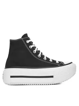 Тканевые кроссовки Chuck Taylor All Star Lift Double Stack A12975C Converse, черный