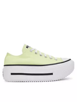 Тканевые кроссовки Chuck Taylor All Star Lift Double Stack Platform A16283C Converse, желтый