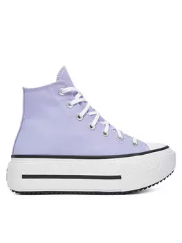 Тканевые кроссовки Chuck Taylor All Star Lift Double Stack A15206C Converse, фиолетовый