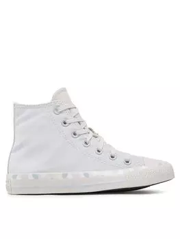 Тканевые кроссовки Chuck Taylor All Star Marbled A02877C Converse, белый