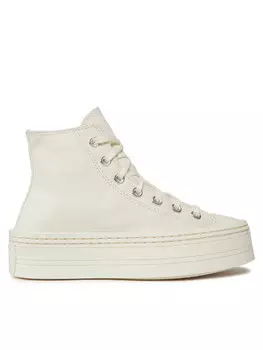 Тканевые кроссовки Chuck Taylor All Star Modern Lift Platform Canvas Converse, бежевый