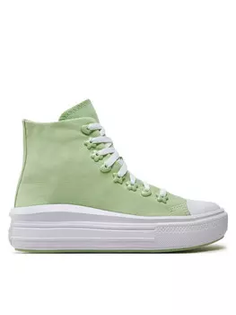 Тканевые кроссовки Chuck Taylor All Star Motion Platform Stars Converse, зеленый