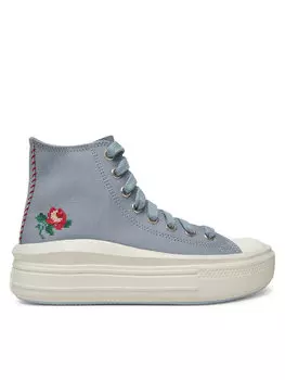 Тканевые кроссовки Chuck Taylor All Star Move Platform Rose A12571C Converse, серый