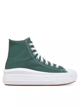 Тканевые кроссовки Chuck Taylor All Star Move Platform A10664C Converse, зеленый