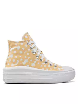 Тканевые кроссовки Chuck Taylor All Star Mowe Hi A01194C Converse, желтый