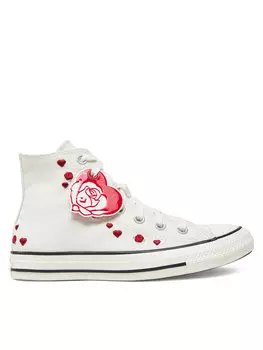 Тканевые кроссовки Chuck Taylor All Star Roses A13650C Converse, белый
