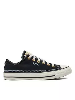 Тканевые Кроссовки Converse Chuck Taylor All Star Crafted Stitching A07546C, черный
