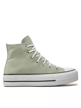 Тканевые Кроссовки Converse, зеленый