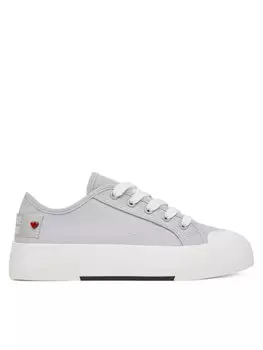 Тканевые кроссовки JA15012G0MJP0010 Love Moschino, серый