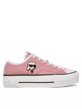 Тканевые кроссовки KL60424 Karl Lagerfeld, розовый