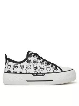 Тканевые кроссовки KL60612T Karl Lagerfeld, белый