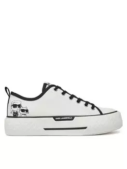 Тканевые кроссовки KL60614T Karl Lagerfeld, белый