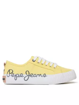Тканевые кроссовки Ottis Log G Pepe Jeans, желтый