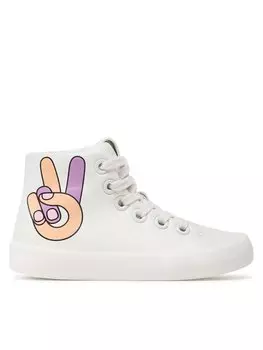Тканевые кроссовки Peace High-Top Reima, белый