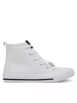 Тканевые кроссовки Z30585 S Karl Lagerfeld Kids, белый