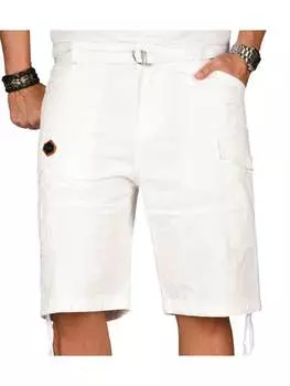 Тканевые шорты Alessandro Salvarini, белый