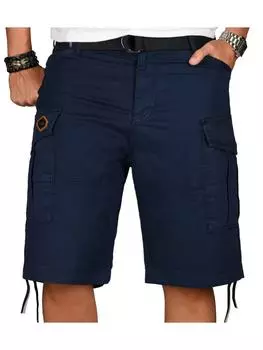 Тканевые шорты Alessandro Salvarini, темно-синий