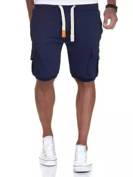 Тканевые шорты Amaci&Sons, цвет navyblau