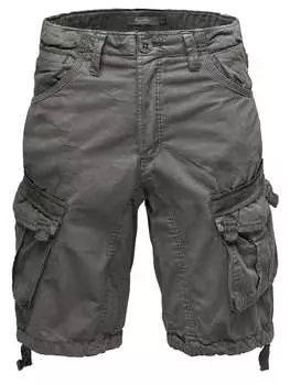 Тканевые шорты Amaci&Sons, темно-серый