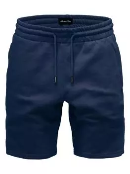 Тканевые шорты Amaci&Sons, темно-синий