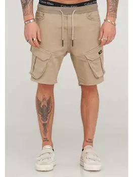 Тканевые шорты behype, бежевый