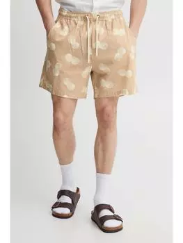 Тканевые шорты BLEND, бежевый