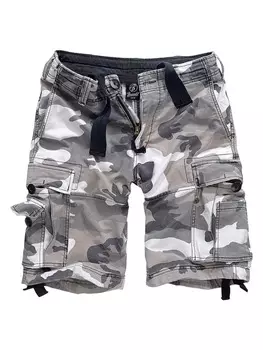 Тканевые шорты Brandit, цвет snowcamo